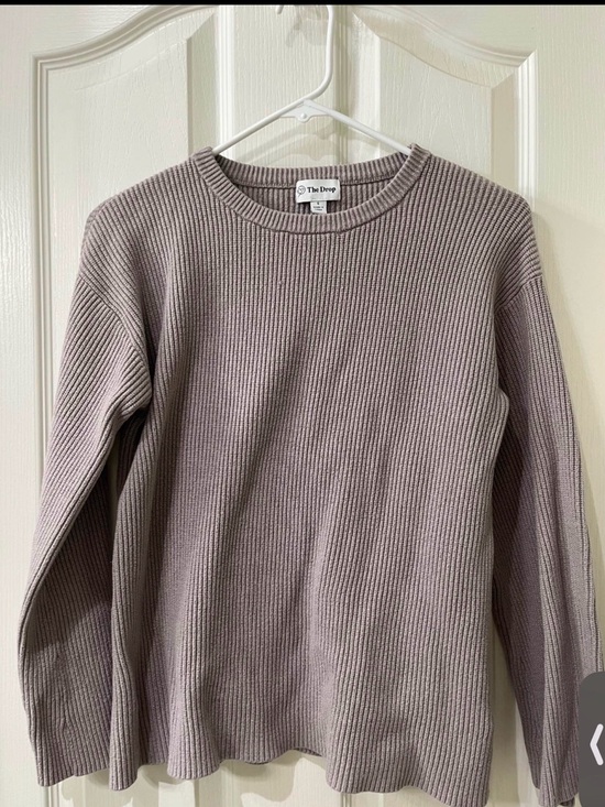 The Drop Sweaters - The Drop Women's Ribbed Crewneck Sweater in Mauve